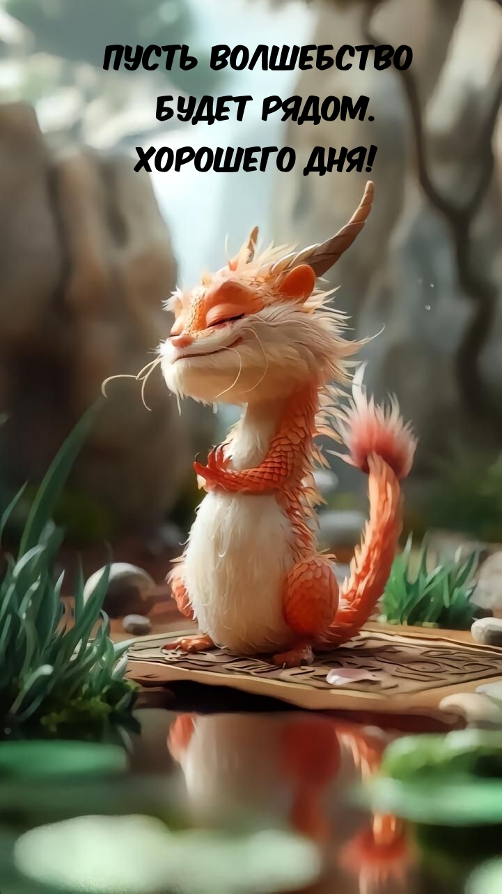Пусть волшебство будет рядом. Хорошего дня!