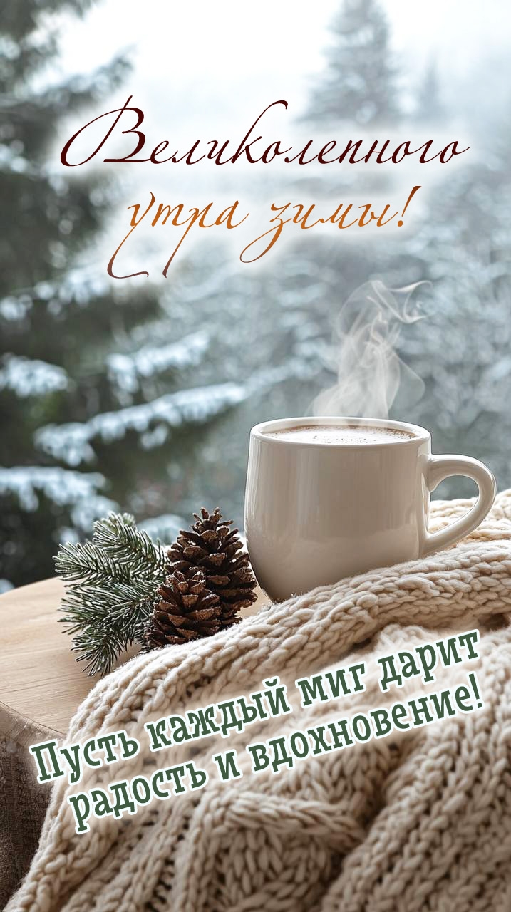 Великолепного утра зимы!