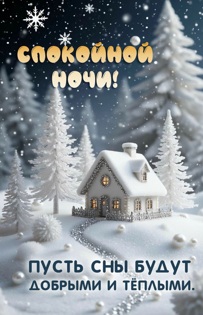 Пусть сны будут добрыми и тёплыми