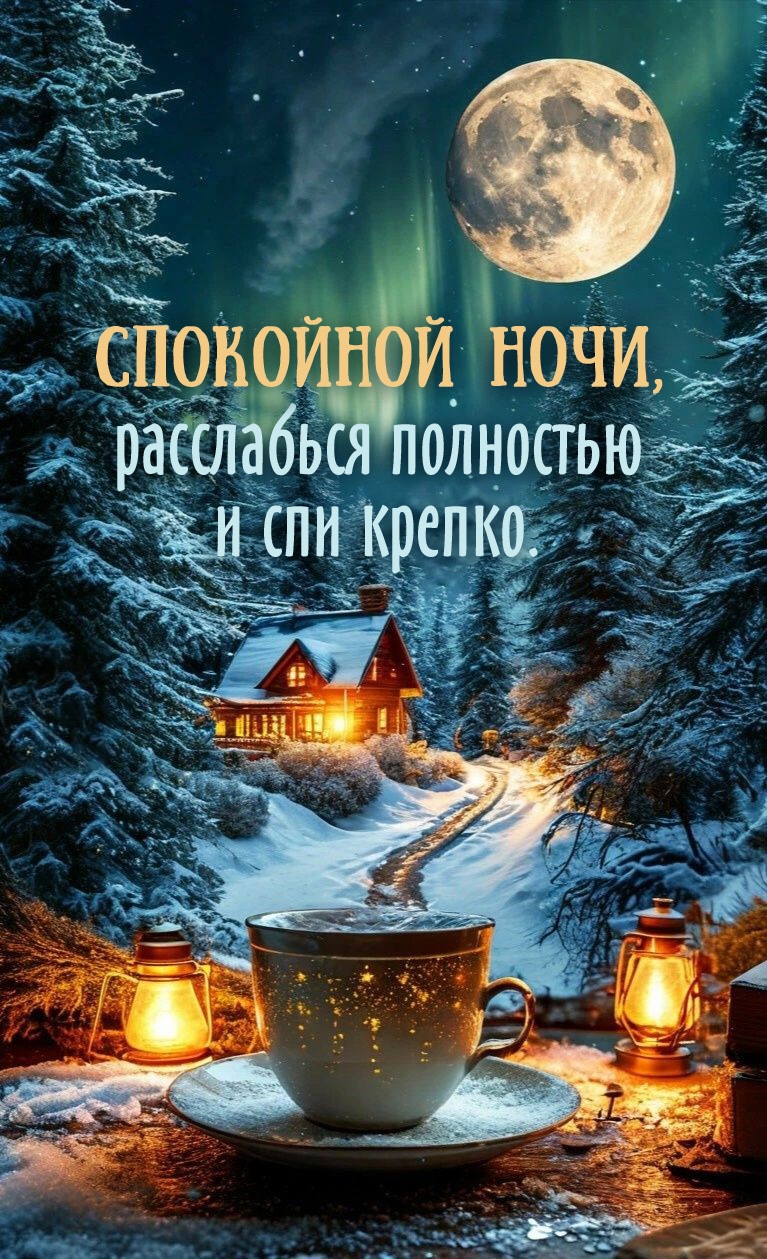 Расслабься и спи крепко.